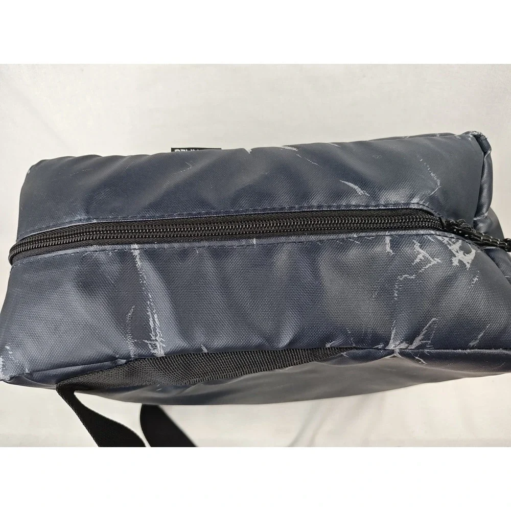 Atley James Blue Square Cooler Lunch‎ Bag Sack Insulated Zip Closure